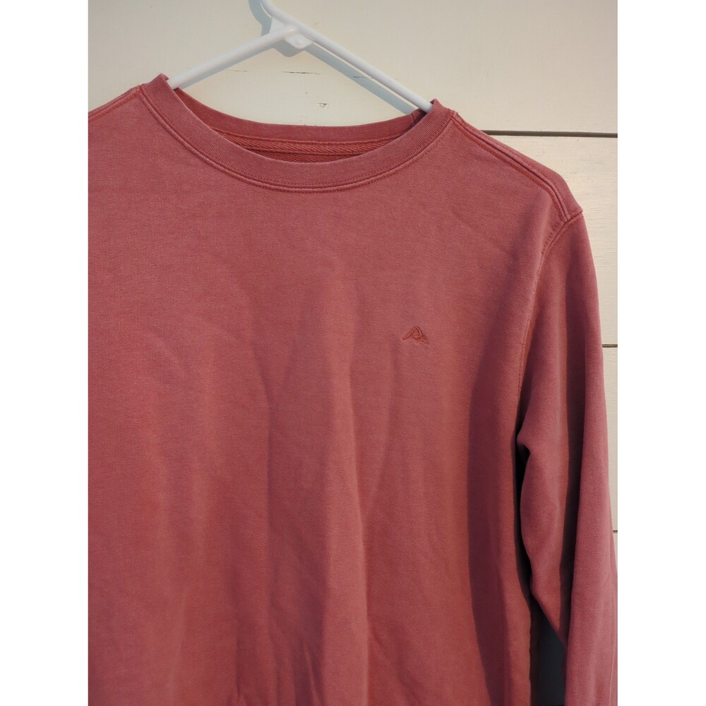 Bridge cut heavyweight cotton blend sweatshirt medium pink fall winter core